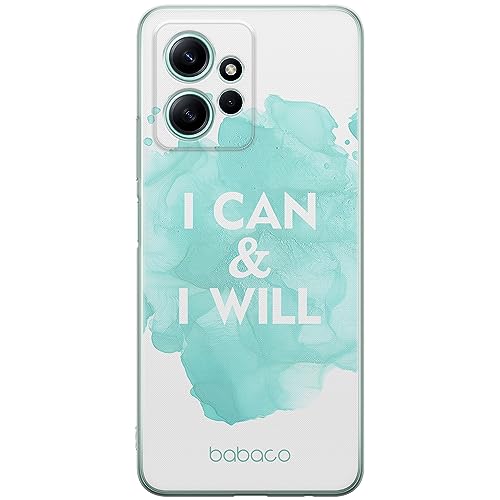 Etui dedykowane do Xiaomi REDMI NOTE 12 4G wzór:  Positive vibes 001 oryginalne i oficjalnie licencjonowane