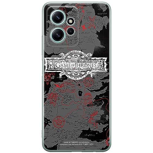 ERT GROUP etui na telefon Xiaomi REDMI NOTE 12 4G, case oryginalny i oficjalnie licencjonowany przez Game of Thrones, wzór 010, optymalnie dopasowane, plecki z TPU
