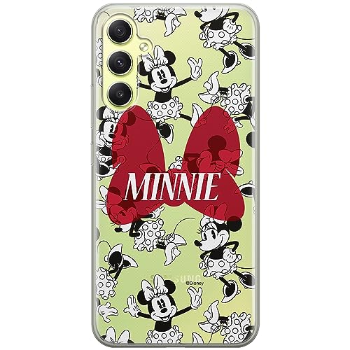 Etui Minnie 048 Disney Nadruk częściowy Przeźroczysty Producent: Samsung, Model: A34 5G