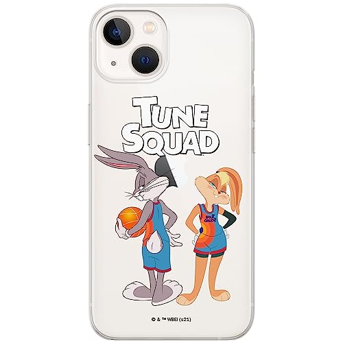 ERT GROUP etui na telefon Iphone 13, case oryginalny i oficjalnie licencjonowany przez Looney Tunes, wzór Space Jam 022, optymalnie dopasowane, plecki z TPU częściowo przeźroczyste