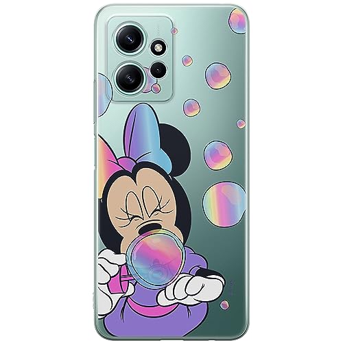 Etui Minnie 052 Disney Nadruk częściowy Przeźroczysty Producent: Xiaomi, Model: REDMI NOTE 12 4G
