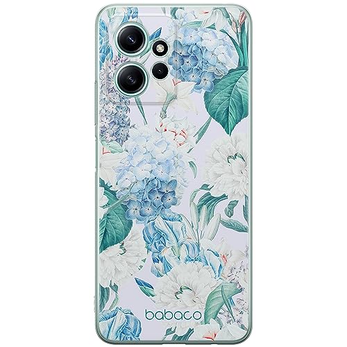 ERT GROUP etui na telefon Xiaomi REDMI NOTE 12 4G, case oryginalny i oficjalnie licencjonowany przez Babaco, wzór Flowers 028, optymalnie dopasowane, plecki z TPU