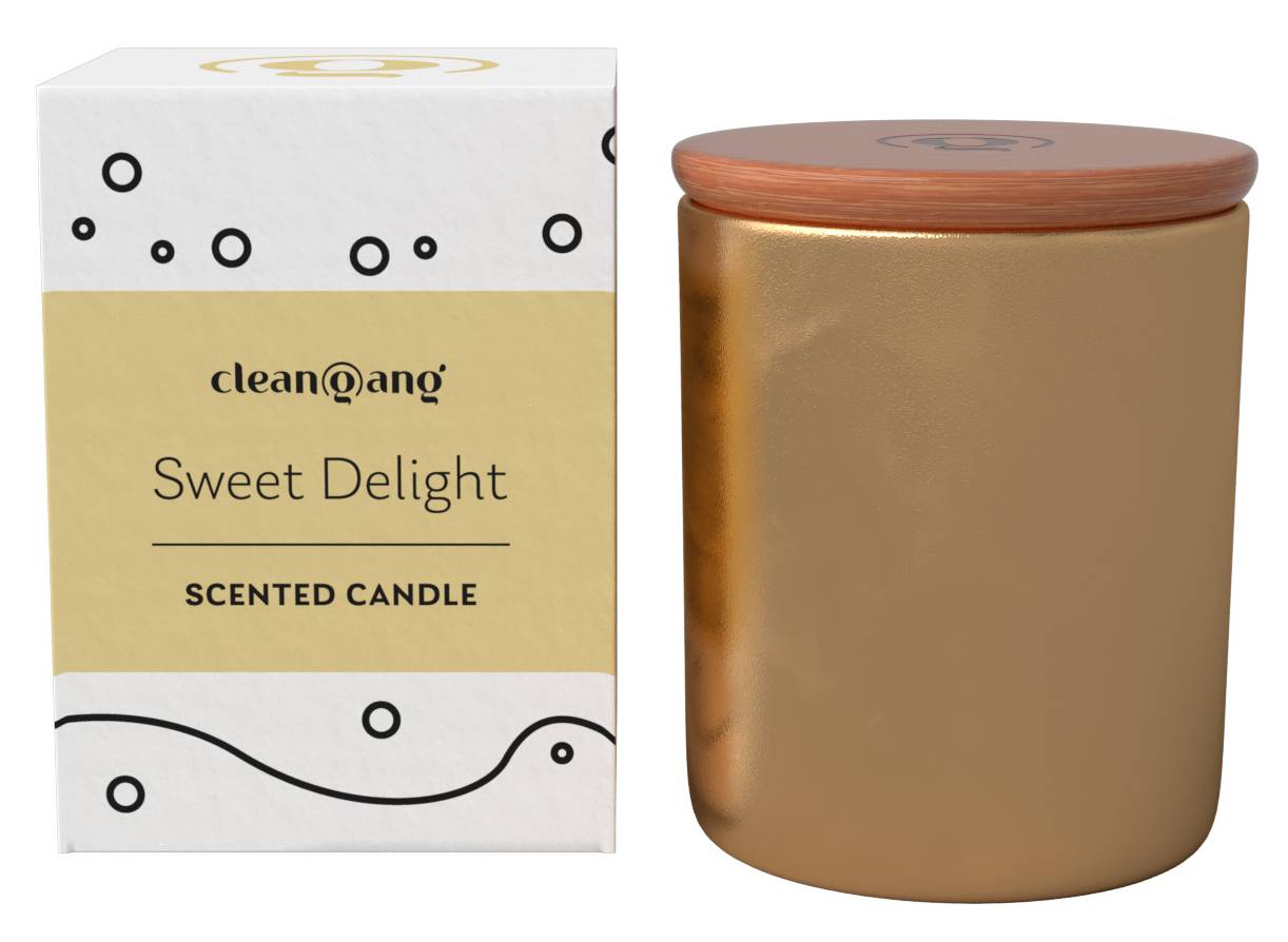 Cleangang Świeca naturalna Sweet Delight 150 g