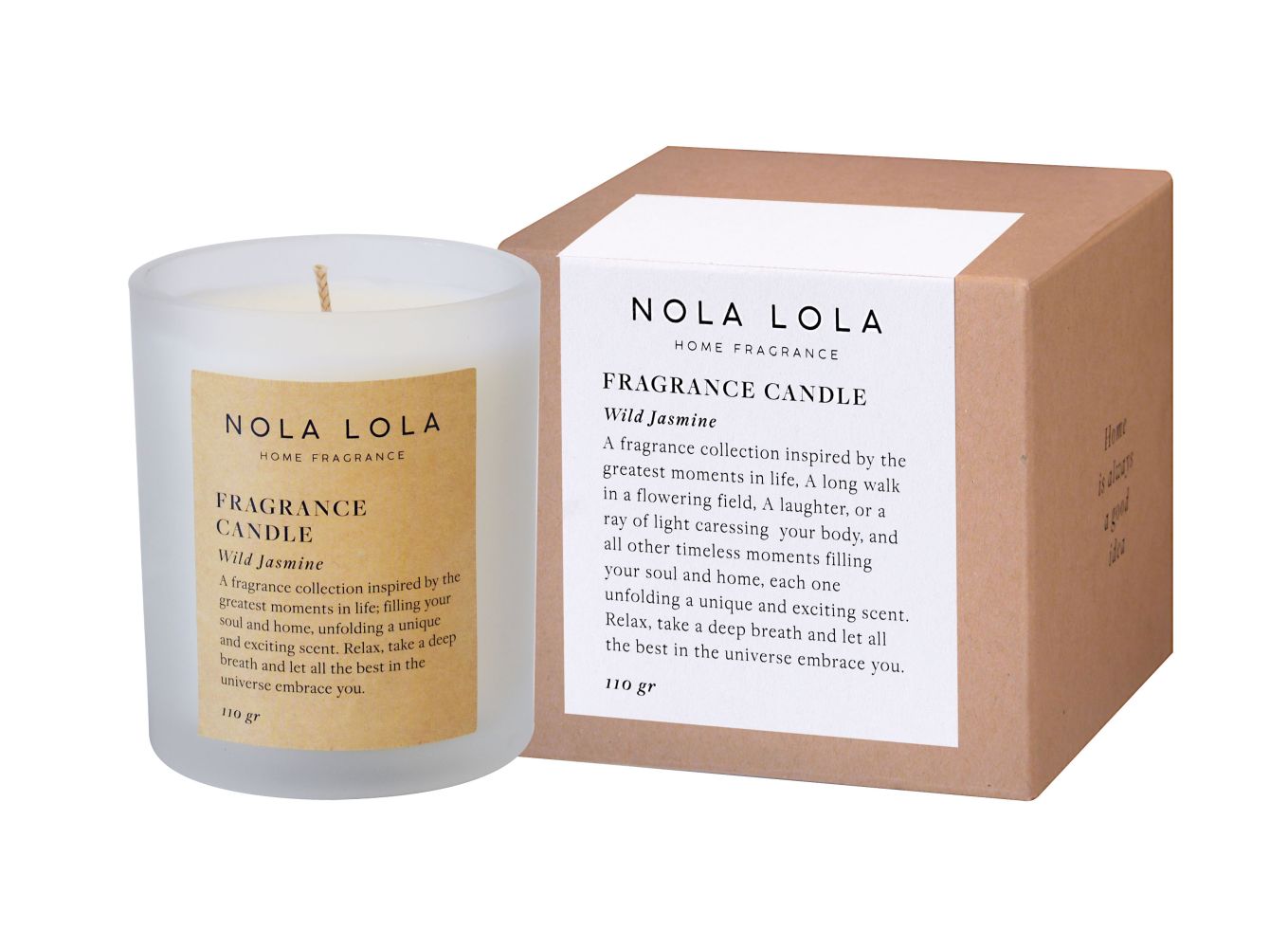 Nola Lola - Świeca zapachowa Wild Jasmine 110 g