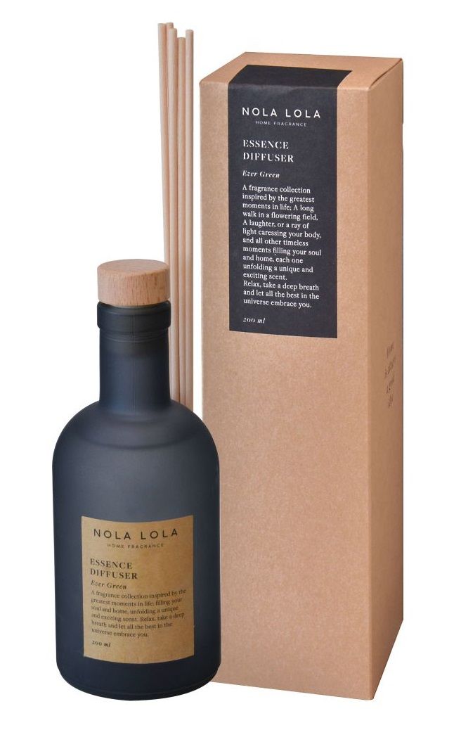 Nola Lola - Dyfuzor zapachowy z patyczkami Ever Green 200 ml