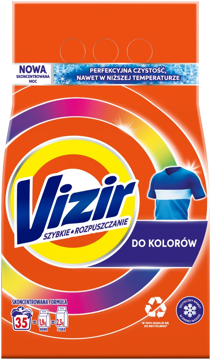 Vizir Proszek do prania Kolor 35 prań/1.925 kg