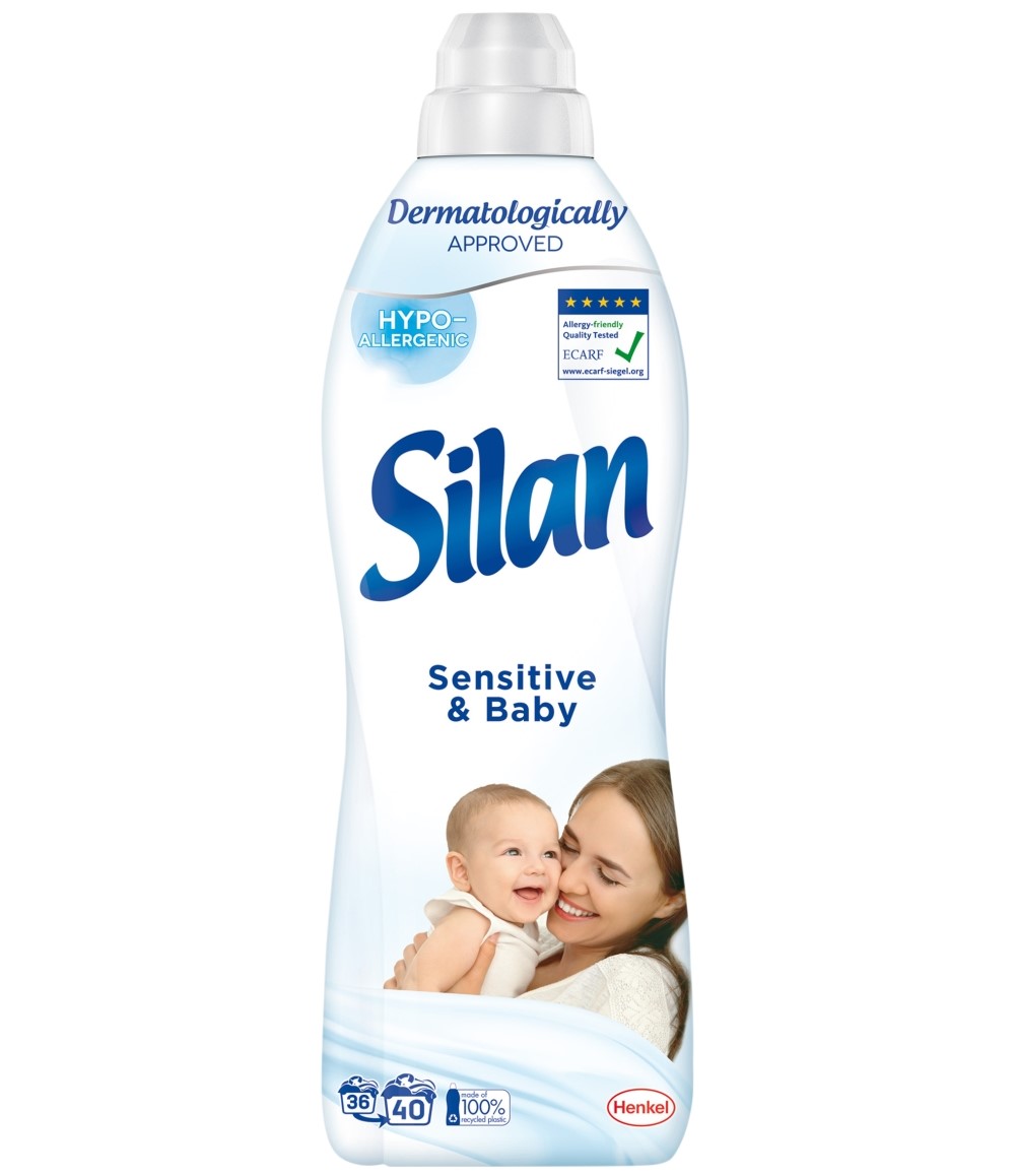 Zdjęcia - Pozostałe do prania Silan Płyn do płukania  Sensitive and Baby 880 ml 