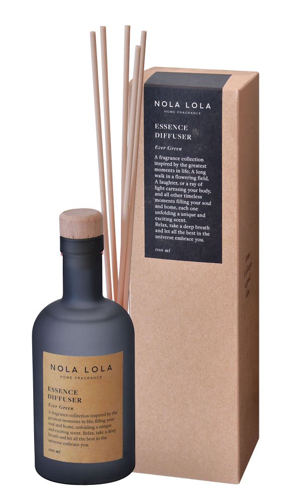 Nola Lola - Dyfuzor zapachowy z patyczkami Ever Green 100 ml