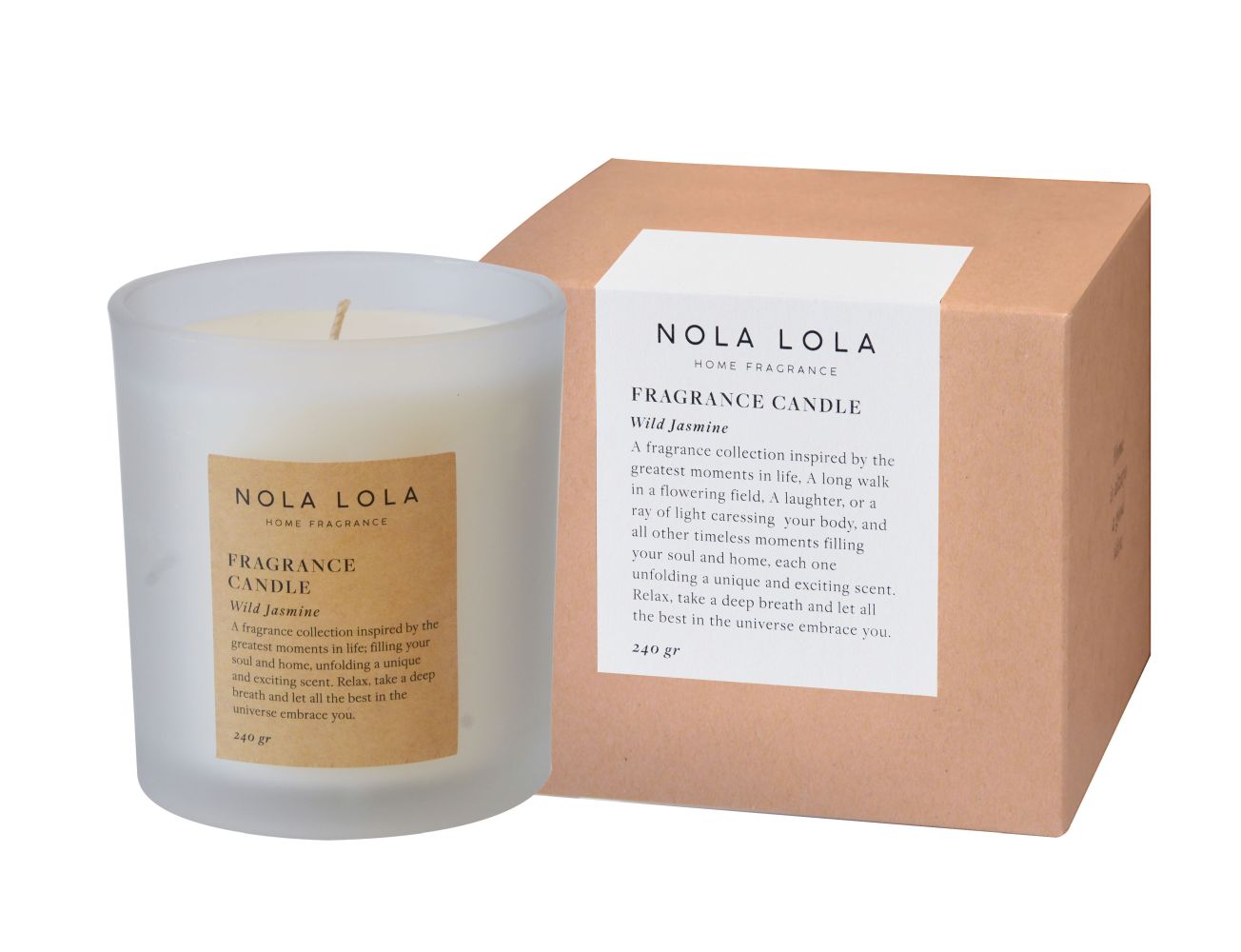 Nola Lola - Świeca zapachowa Wild Jasmine 240 g