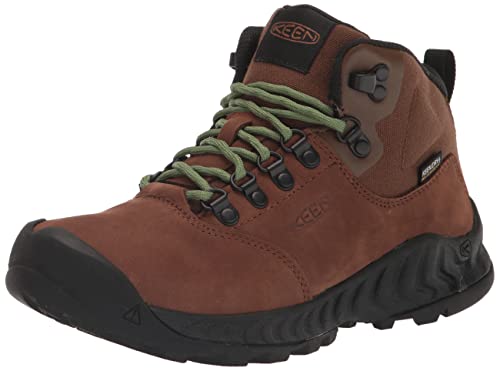 KEEN Damskie buty trekkingowe Nxis Explorer Mid, Bizon, złoty, żółty, 42 EU