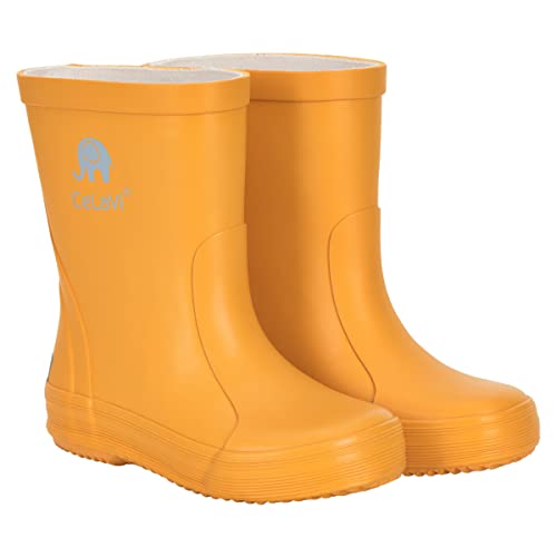CeLaVi Super wspaniałe kalosze z naturalnego kauczuku, Mineral Yellow - 27 EU