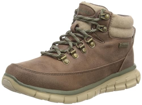Skechers Damskie przytulne kapcie na ognisko, kasztanowe, 38, Kasztan