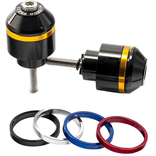 Puig contrapesos aluminium z pierścieniem R1200R czarny