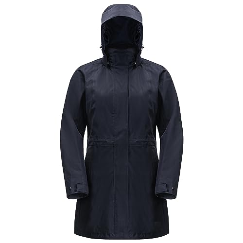 Jack Wolfskin Ottawa Płaszcz Kurtka, Nocny Niebieski, XL Kobiety