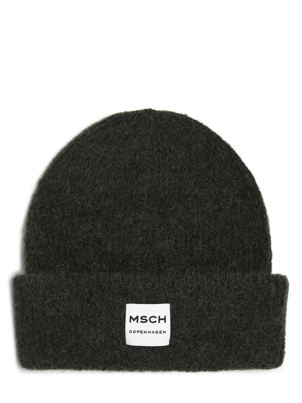 Moss Copenhagen - Czapka damska z domieszką alpaki  MSCHHope, zielony