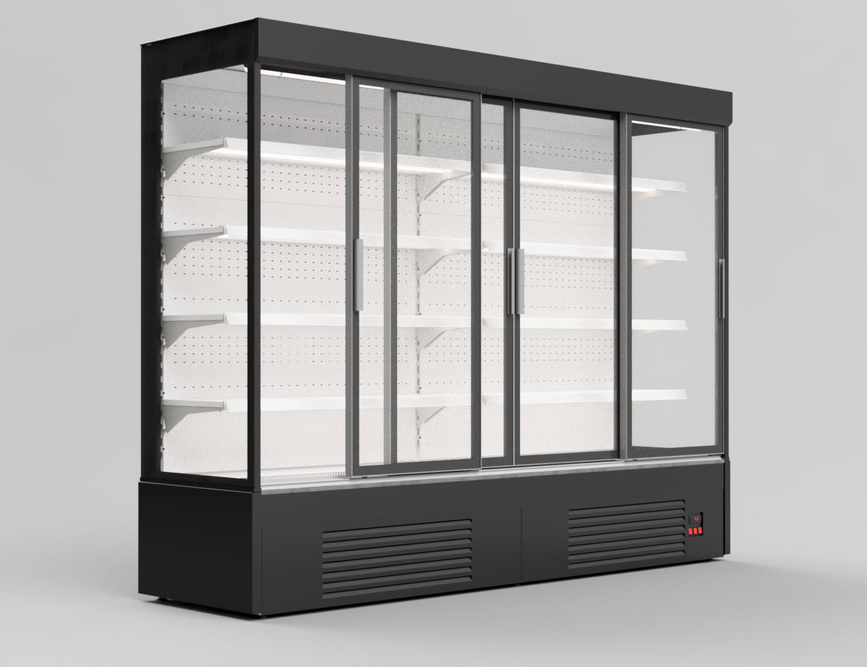 Regał chłodniczy GRANDIS SGD 1.88/0.7 1955x674x1990 drzwi przesuwne