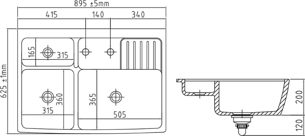 SystemCeram CENTRA 90 SCHIEFER 85 (50950285)