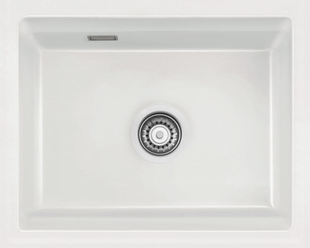 Zlew SystemCeram KARA 51-F/O GRONLAND 12 (biały połysk) (51030112)