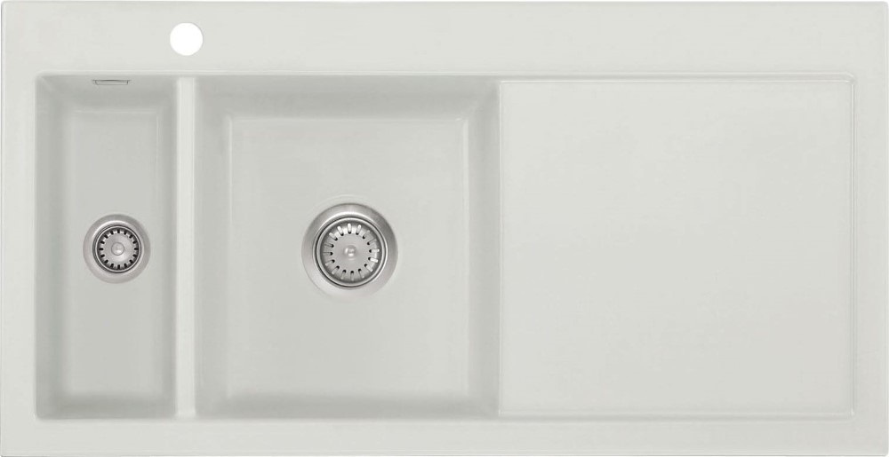 Zlew SystemCeram MERA 100 | komora LEWA | ALU 76 (50770176)