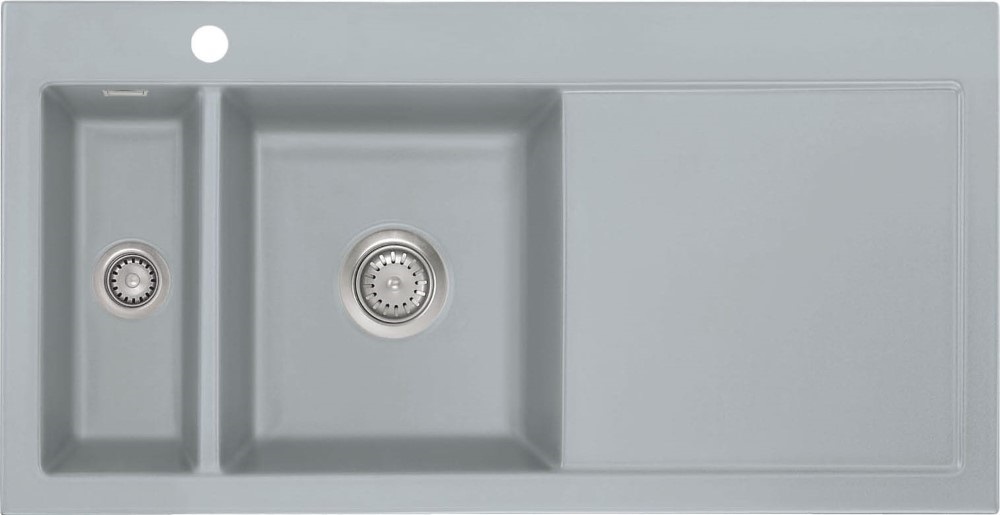 Zlew SystemCeram MERA 100 | komora LEWA | TITAN 78 (50770178)