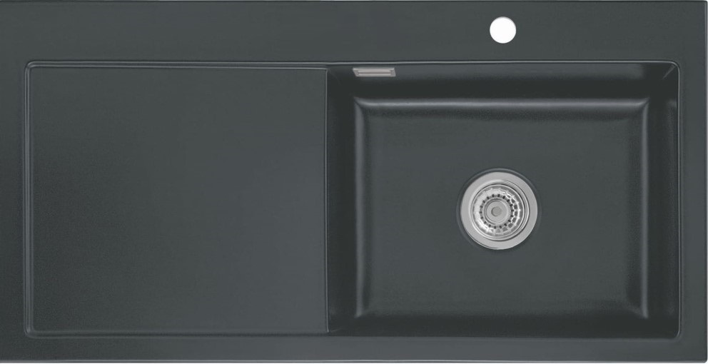 Zlew SystemCeram MERA 100SL | komora PRAWA | SCHIEFER 85 (50640185)