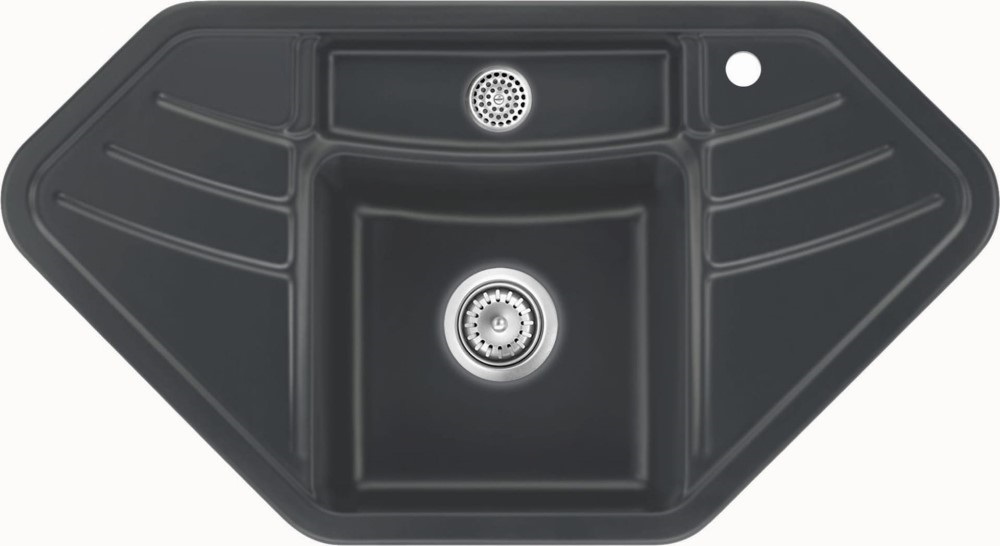 Zlew SystemCeram VEGA ECK SCHIEFER 85 (50340185)