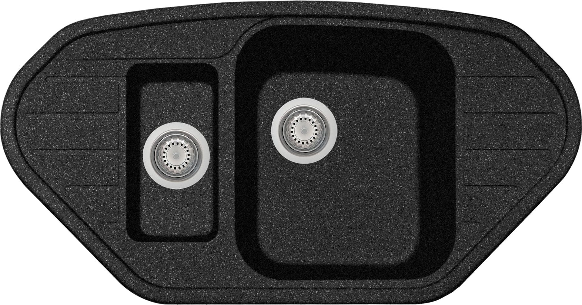 Zlew PLADOS CORTINA CZARNY MAT (black mat 70) (SP098170)