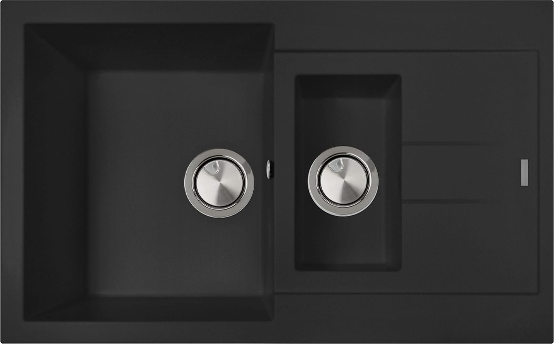 Zlew PLADOS ELEGANCE 78.15 CZARNY MAT (black mat 70) (AM781570)