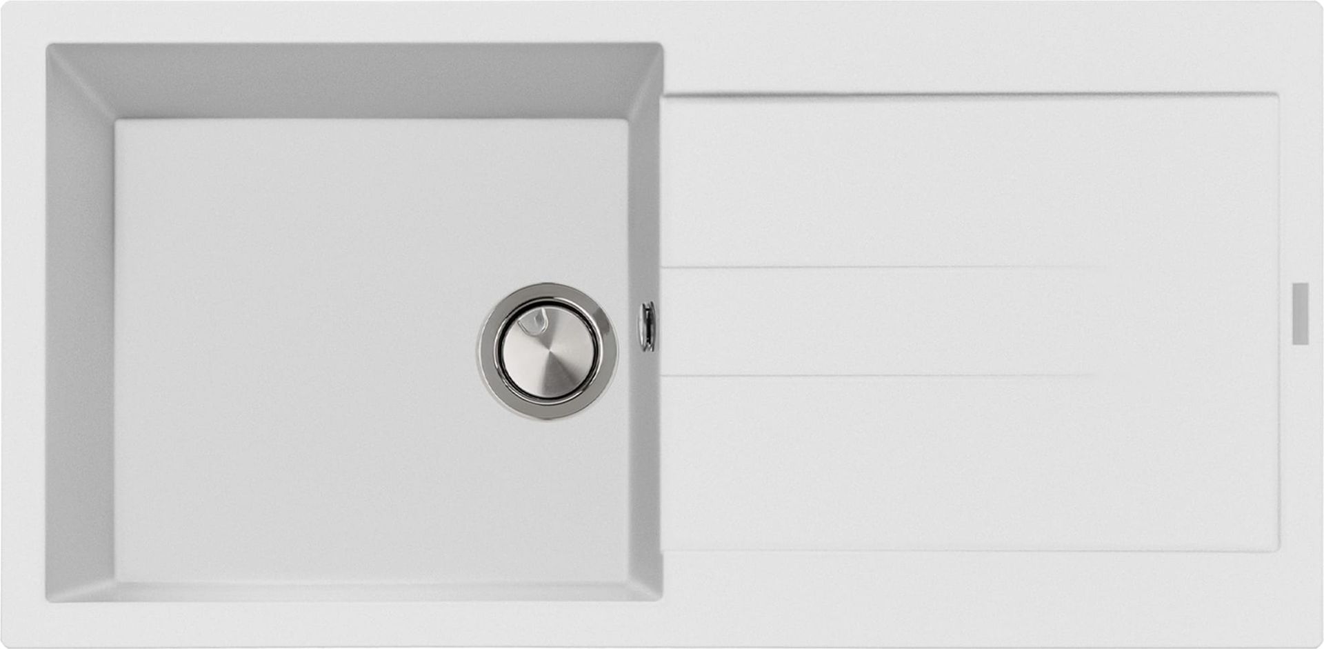Zlew PLADOS ELEGANCE 99.10 MLECZNY (white 58) (AM991058)