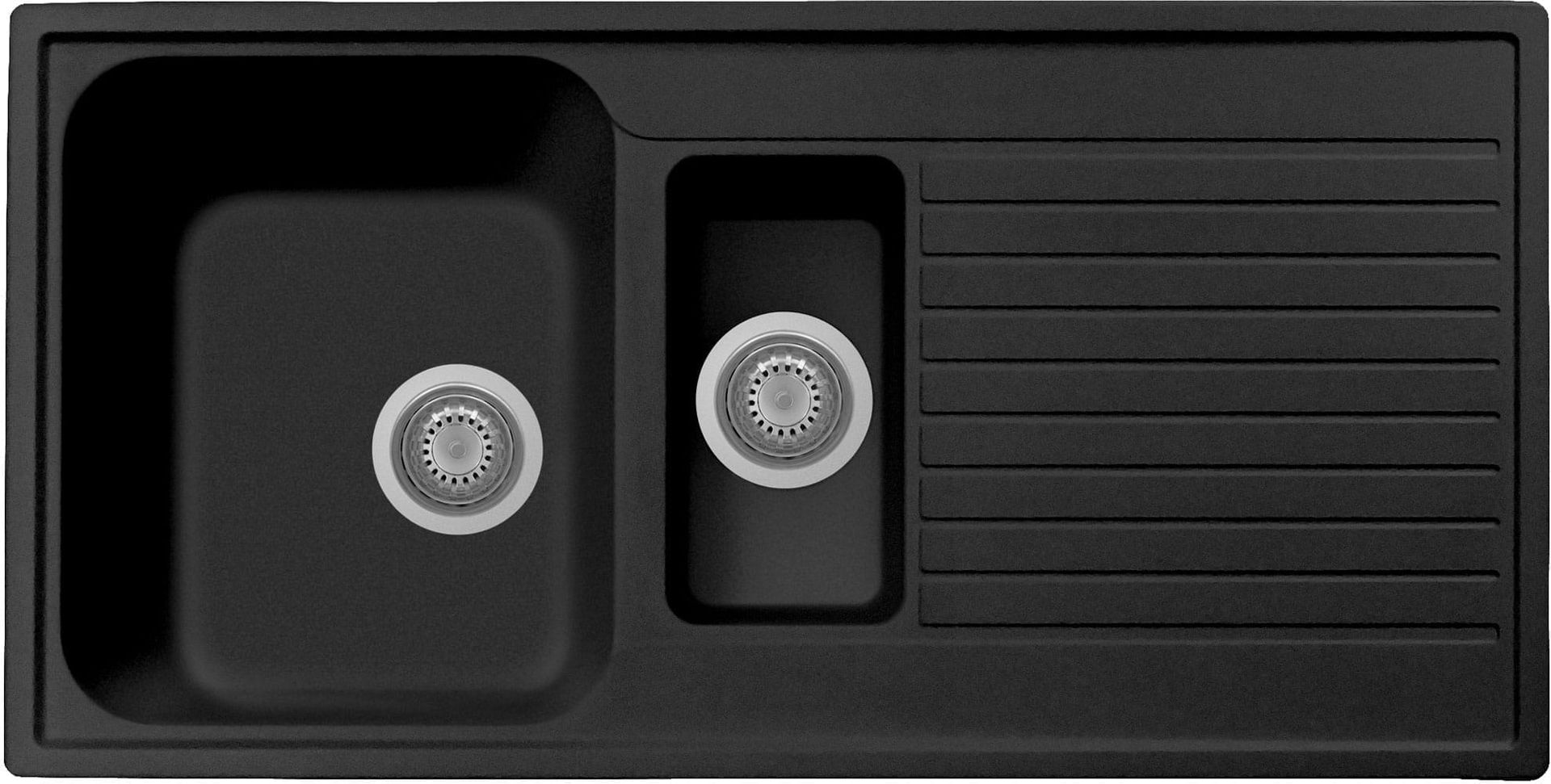 Zlew PLADOS ATLANTIC 99.15 CZARNY MAT (black mat 70) (PL099170)