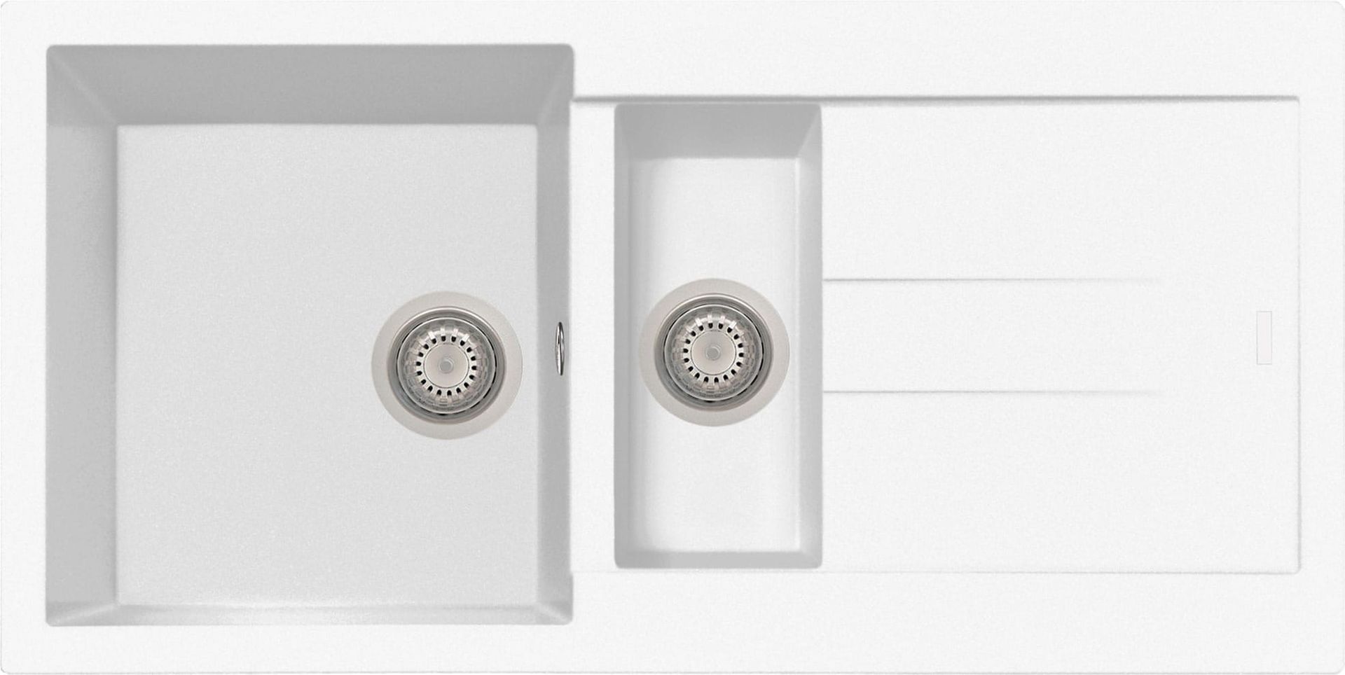 Zlew PLADOS ELEGANCE 99.15 MLECZNY (white 58) (AM991558)