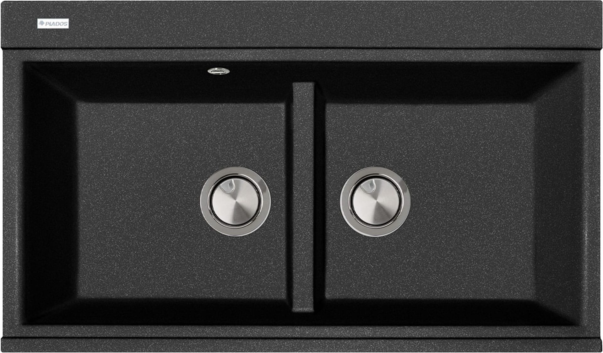 Zlew PLADOS LUX 86.20 CZARNY METAL (black metalik 44) (LX862044)
