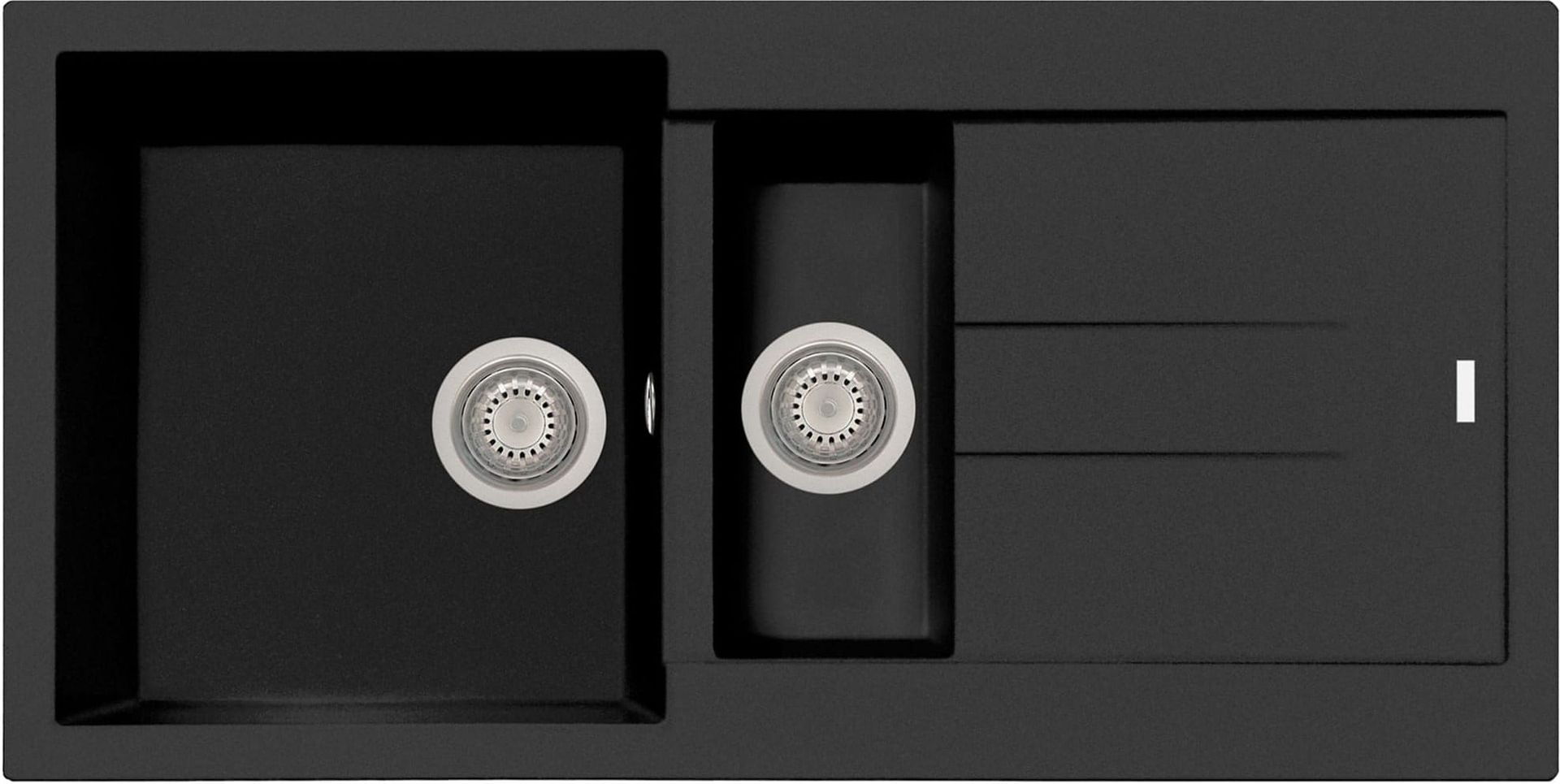 Zlew PLADOS ELEGANCE 99.15 CZARNY MAT (black mat 70) (AM991570)