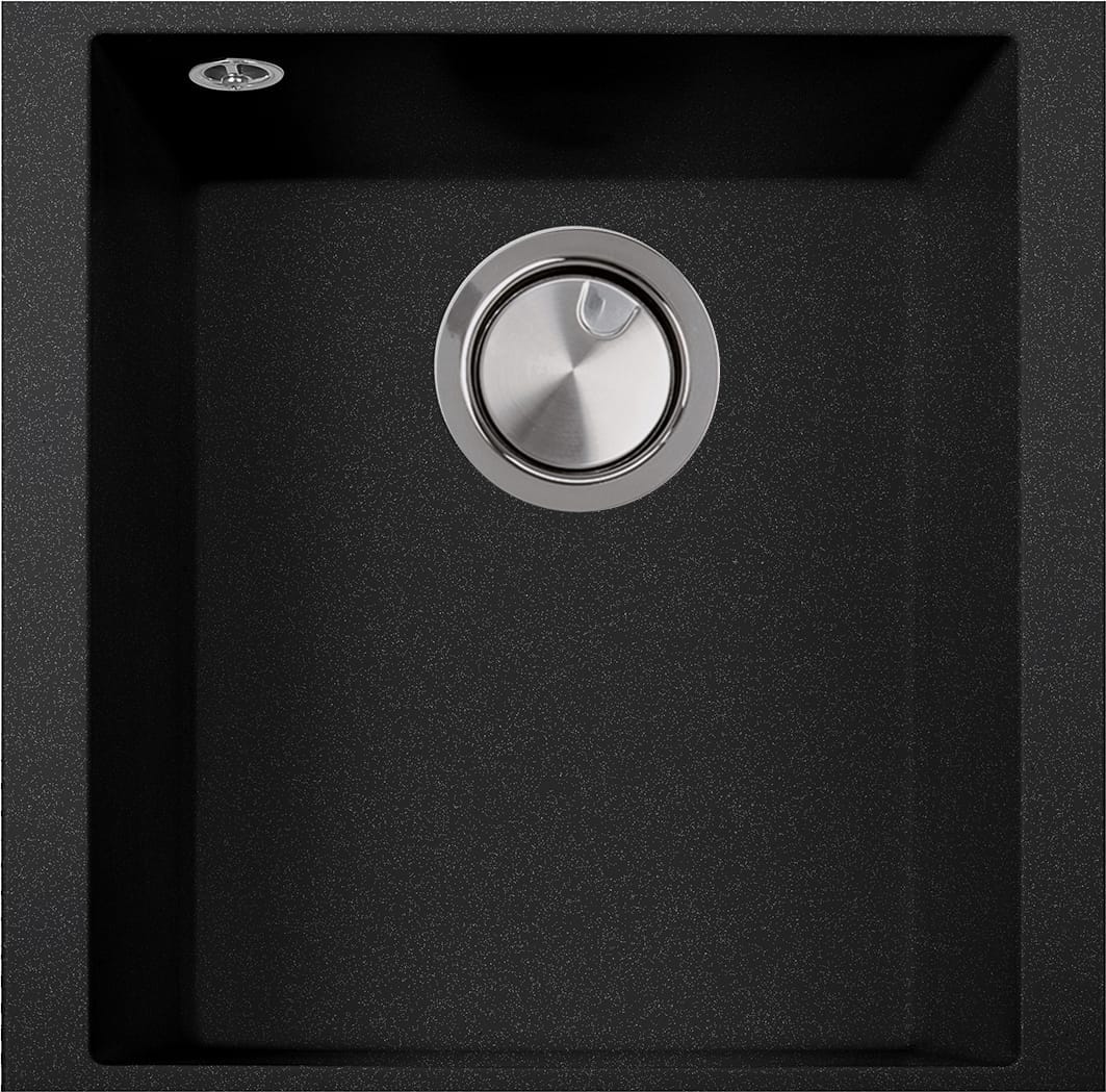 Zlew PLADOS ONE 4110-U CZARNY METAL (black metalik 44) (ON4110ST44)