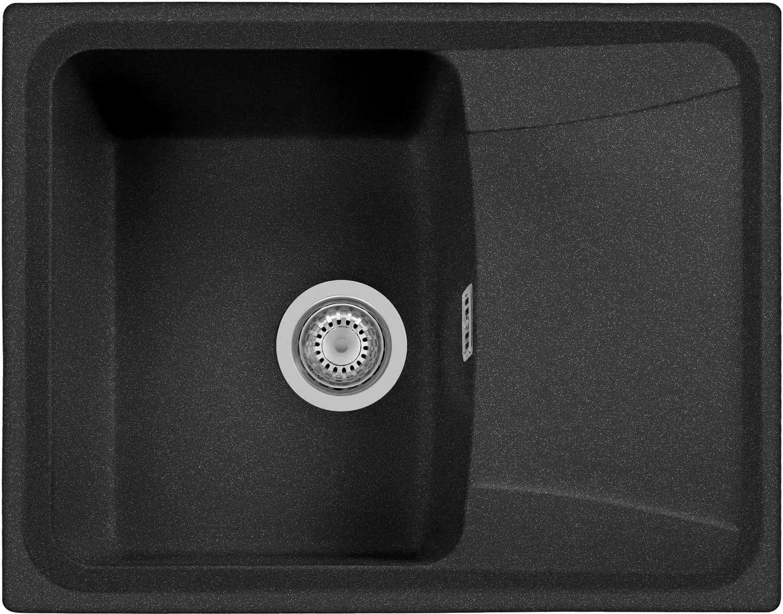 Zlew PLADOS HARMONY 61.10 CZARNY METAL (black metalik 44) (HR615044)