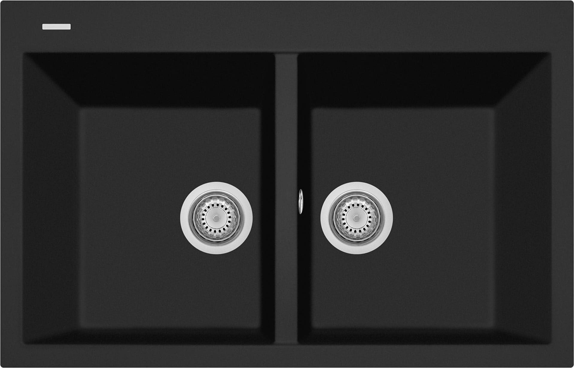 Zlew PLADOS ONE 7920 CZARNY MAT (black mat 70) (ON792070)