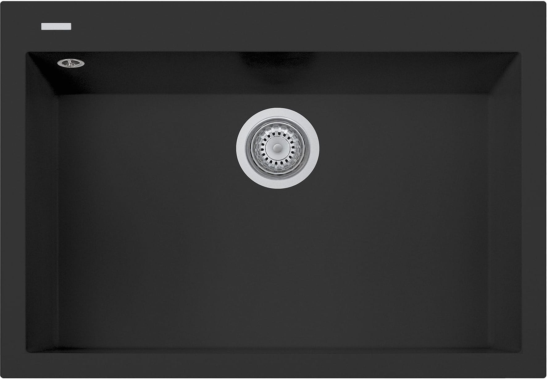 Zlew PLADOS ONE 7610 CZARNY METAL (black metalik 44) (ON761044)