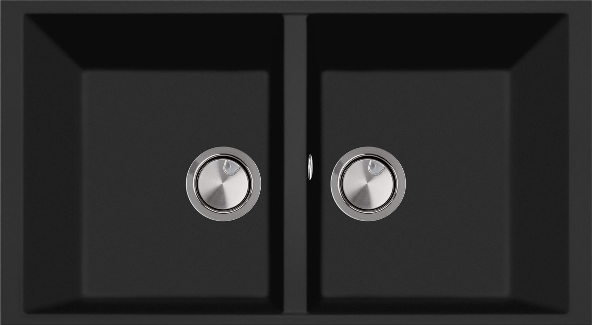 Zlew PLADOS ONE 7920-U CZARNY MAT (black mat 70) (ON7920ST70)