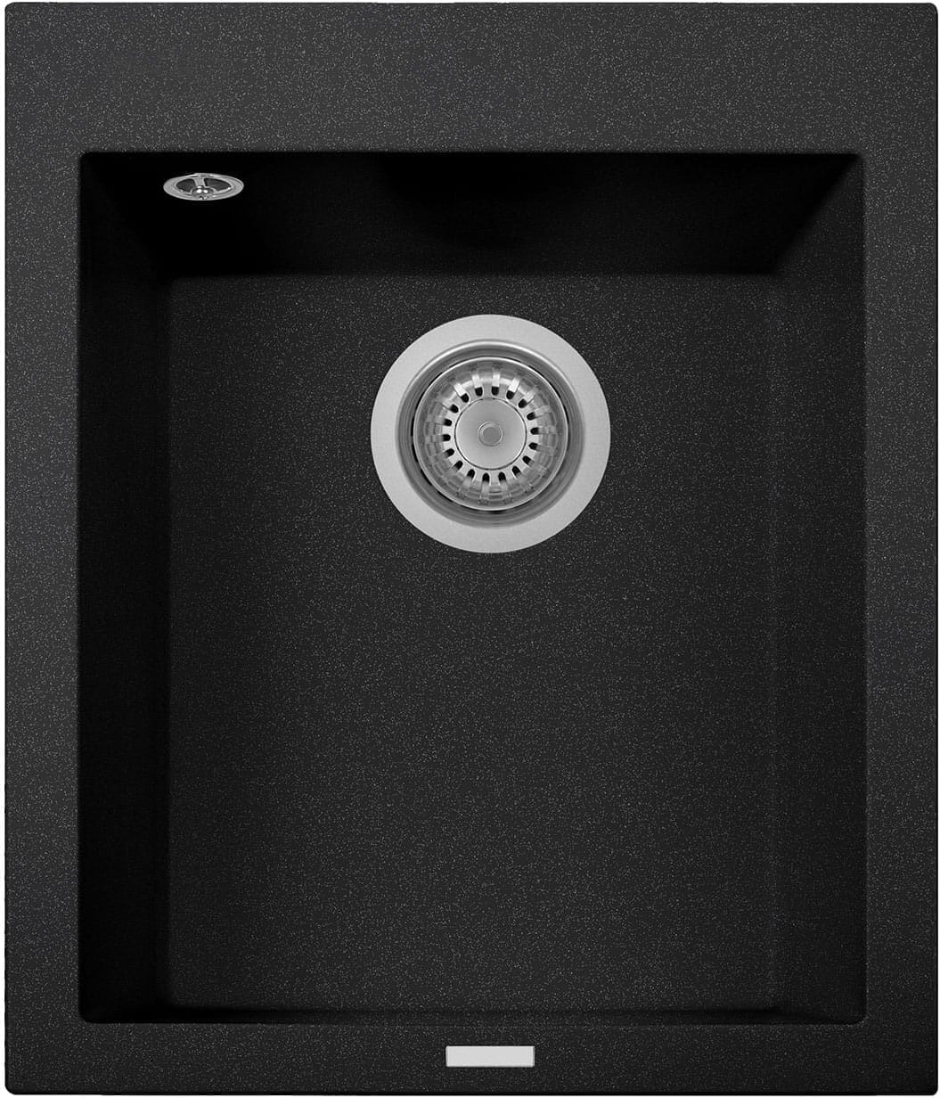 Zlew PLADOS ONE 4110 CZARNY METAL (black metalik 44) (ON411044)