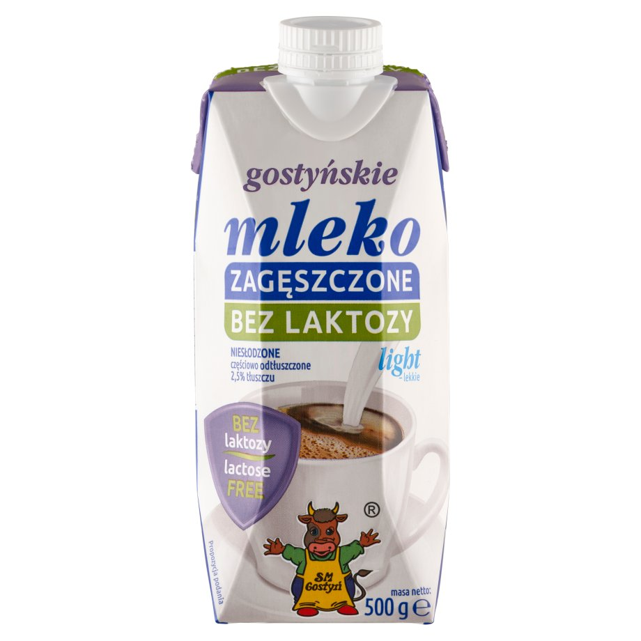 SM Gostyń - Mleko zagęszczne light bez lakozy