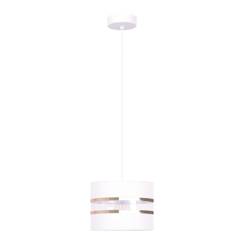 Victoria D20 lampa wisząca 1xE27 biała K-5210