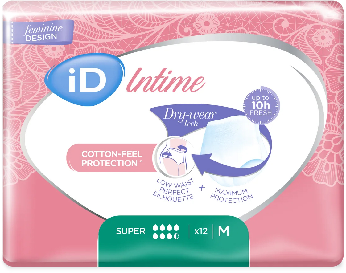Pieluchomajtki ID Intime Super Medium 12 Units