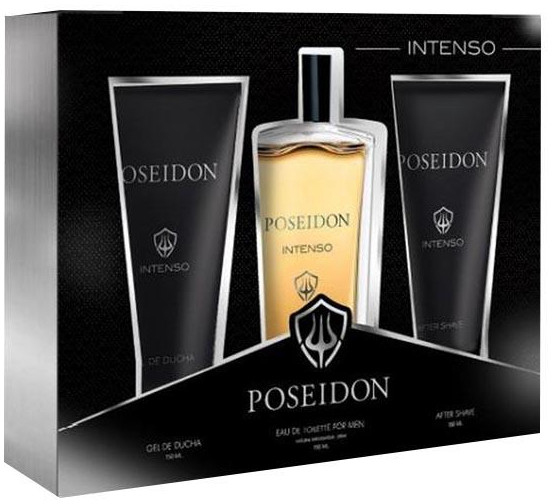 Zestaw Poseidon Intenso Woda toaletowa 150 ml + Balsam Po Goleniu 150 ml + Żel Pod Prysznic 150 ml (8411047136294)