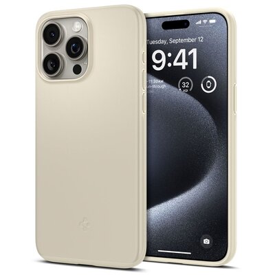 Etui Spigen Thin Fit do Apple iPhone 15 Pro Mute Beige
