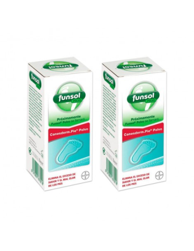 Dezodorant do stóp Bayer Funsol Desodorante Pies Polvo 60 g (8470001678218)