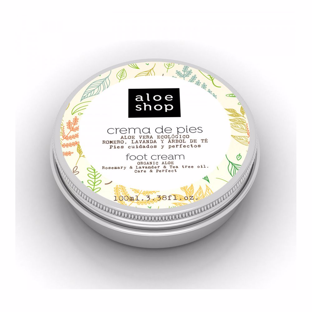 Krem do nóg Aloe Shop Aloe Crema Para Pies 100 ml (8436039500433)