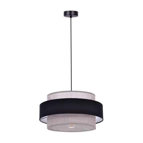 Etela D40 lampa wisząca 1xE27 czarna K-5171