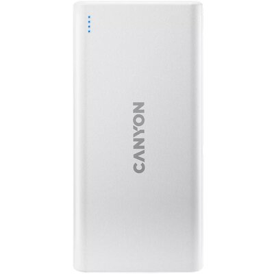 Canyon Power Bank 10000 mAh Micro USB/USB-C CNE-CPB1006W) Biała