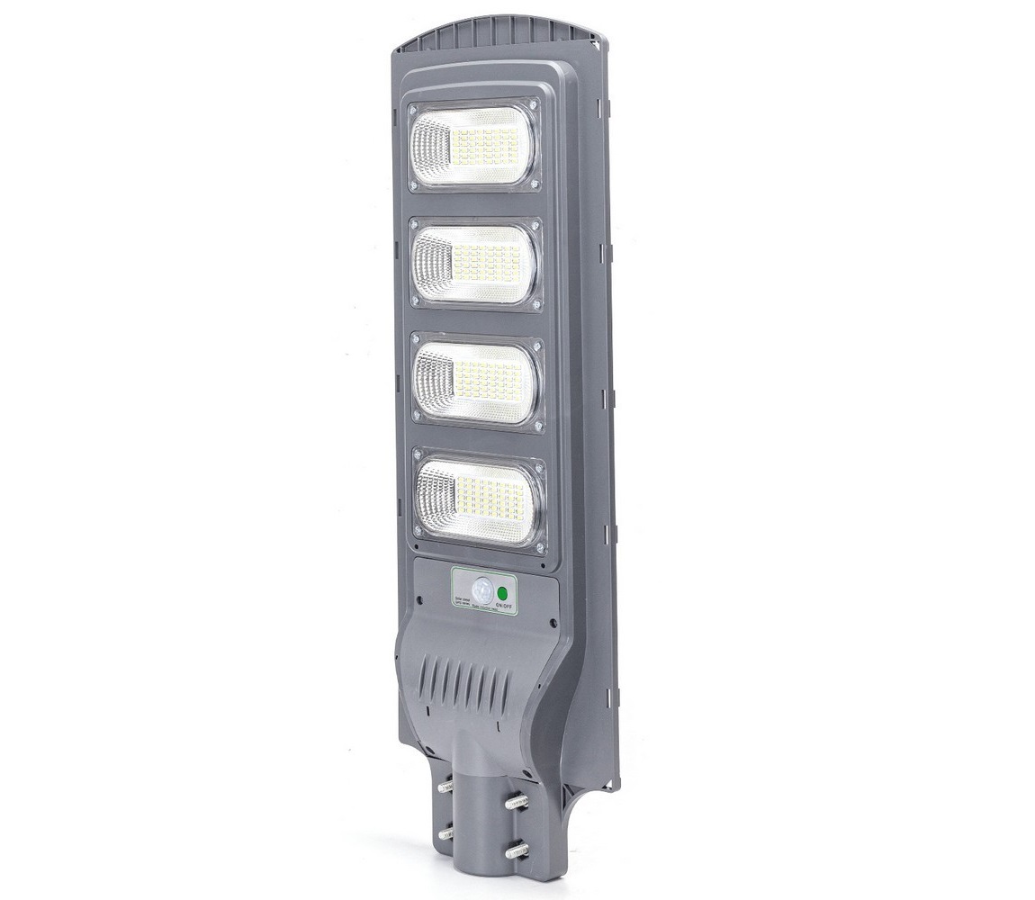 Aigostar - LED Solarna lampa uliczna z czujnikiem LED/200W/3,2V IP65 6500K + pilot