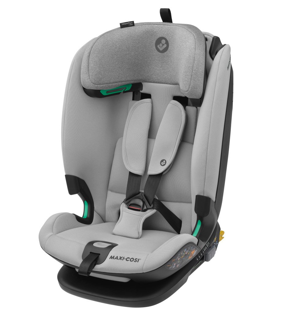 Maxi-Cosi, Fotelik samochodowy Titan Plus i-Size, Authentic Grey, Szary  ( od 76-150 cm, 9-36 kg)